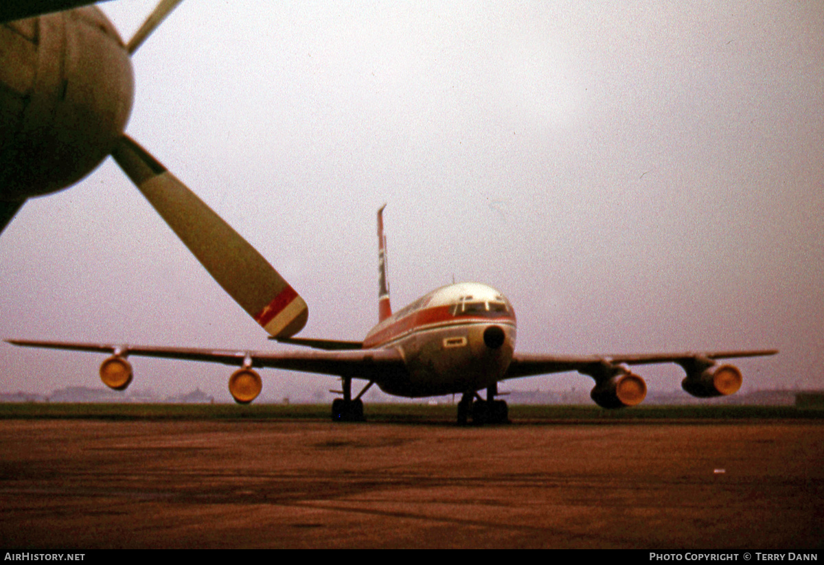 Aircraft Photo of G-AWDG | Boeing 707-138B | British Eagle International Airlines | AirHistory.net #309348