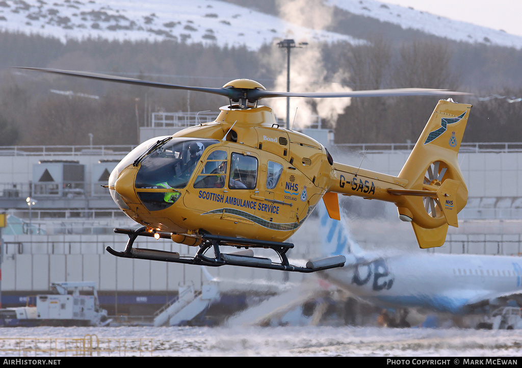 Aircraft Photo of G-SASA | Eurocopter EC-135T-1 | Scottish Ambulance Service | AirHistory.net #309366