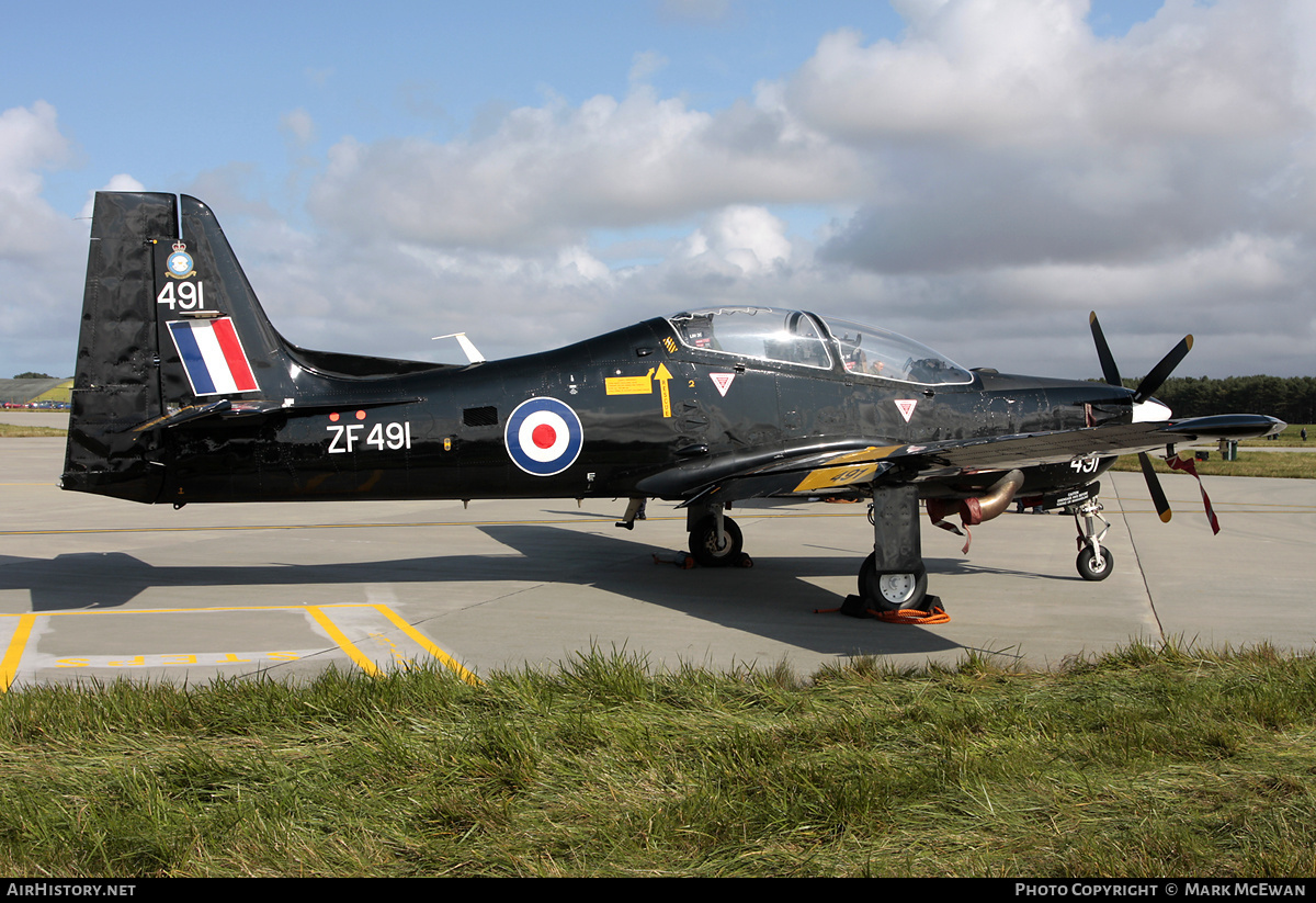 Aircraft Photo of ZF491 | Short S-312 Tucano T1 | UK - Air Force | AirHistory.net #309374