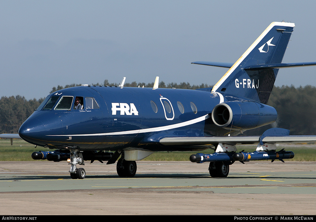 Aircraft Photo of G-FRAJ | Dassault Falcon 20DC | FRA - FR Aviation | AirHistory.net #309397