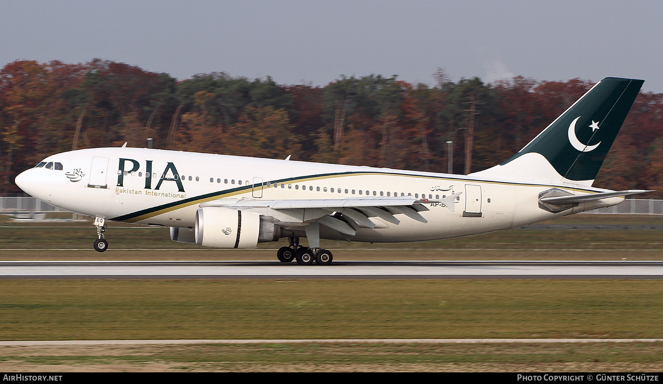 Aircraft Photo of AP-BEQ | Airbus A310-308 | Pakistan International Airlines - PIA | AirHistory.net #309400