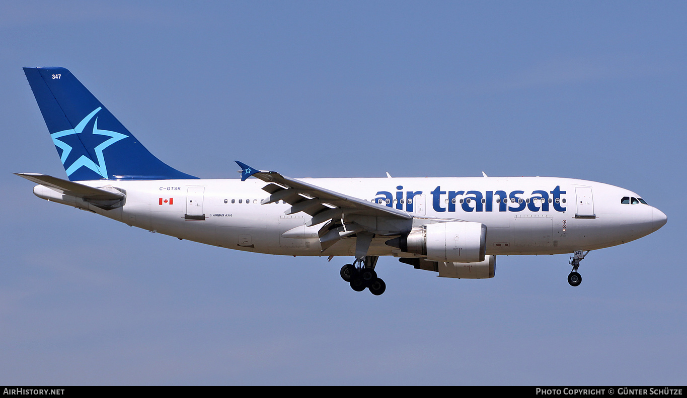 Aircraft Photo of C-GTSK | Airbus A310-304 | Air Transat | AirHistory.net #309402