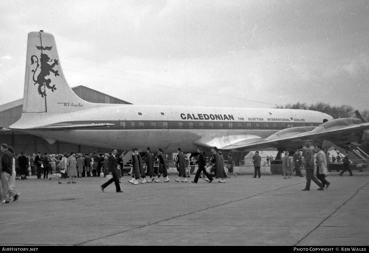 Aircraft Photo of G-ARYE | Douglas DC-7C | Caledonian Airways | AirHistory.net #309419