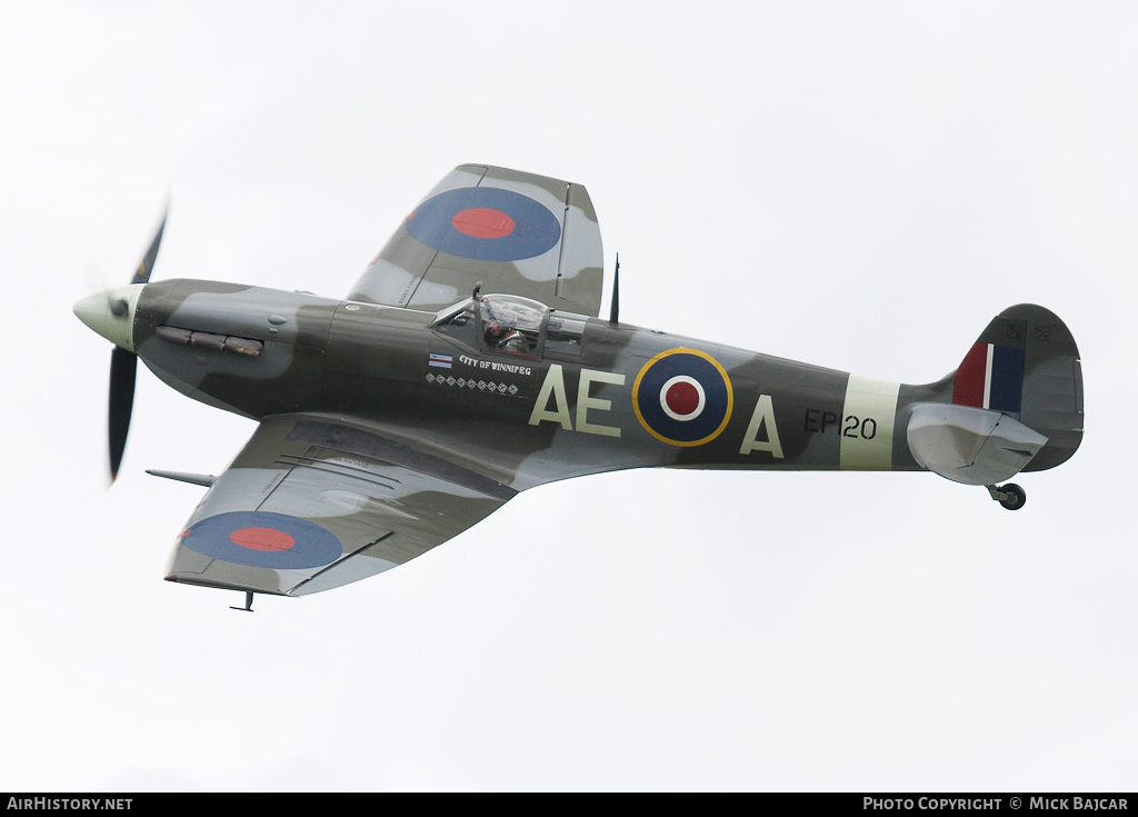 Aircraft Photo of G-LFVB / EP120 | Supermarine 349 Spitfire LF5B | UK - Air Force | AirHistory.net #309428
