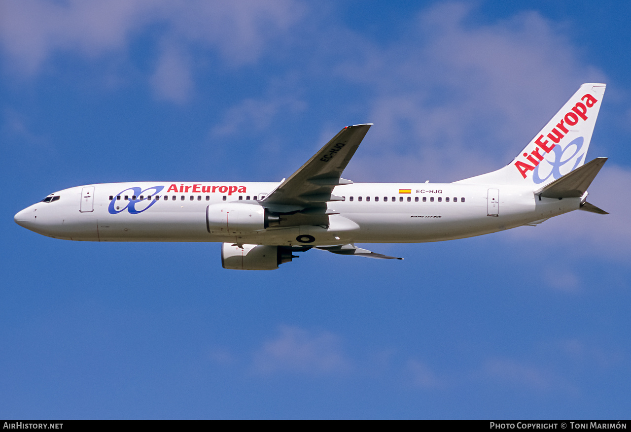 Aircraft Photo of EC-HJQ | Boeing 737-85P | Air Europa | AirHistory.net #309438