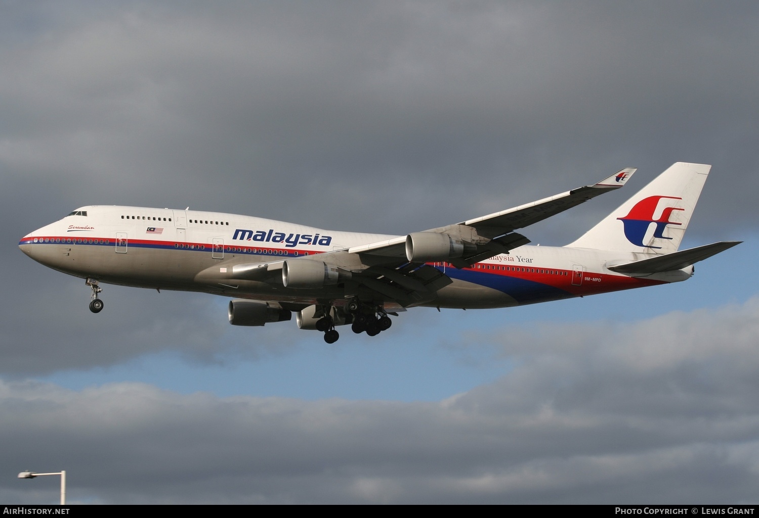 Aircraft Photo of 9M-MPD | Boeing 747-4H6 | Malaysia Airlines | AirHistory.net #309447