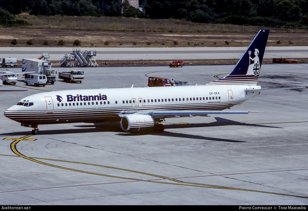 Aircraft Photo of OY-SEA | Boeing 737-8Q8 | Britannia Nordic | AirHistory.net #309450
