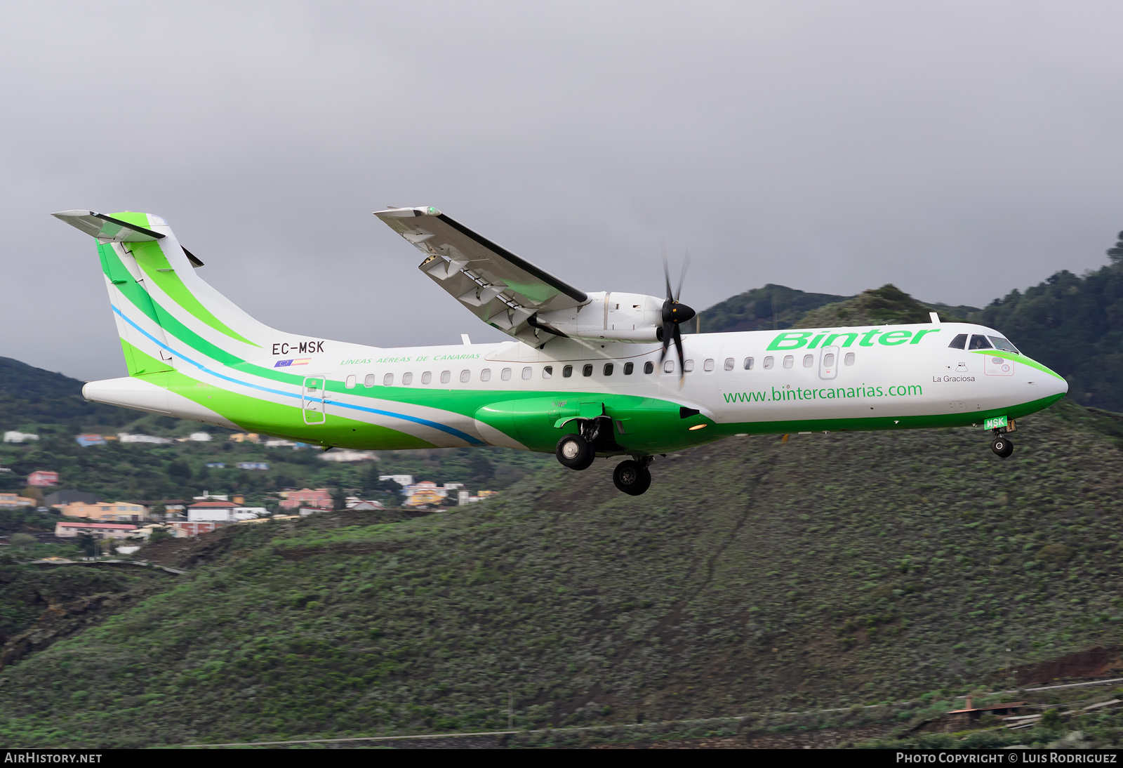 Aircraft Photo of EC-MSK | ATR ATR-72-600 (ATR-72-212A) | Binter Canarias | AirHistory.net #309481