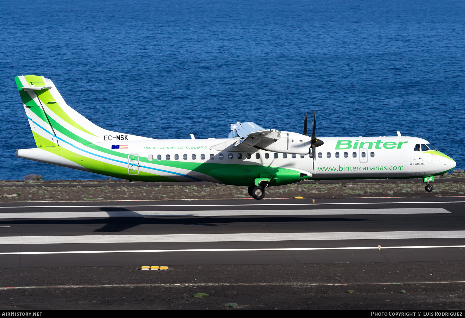 Aircraft Photo of EC-MSK | ATR ATR-72-600 (ATR-72-212A) | Binter Canarias | AirHistory.net #309486