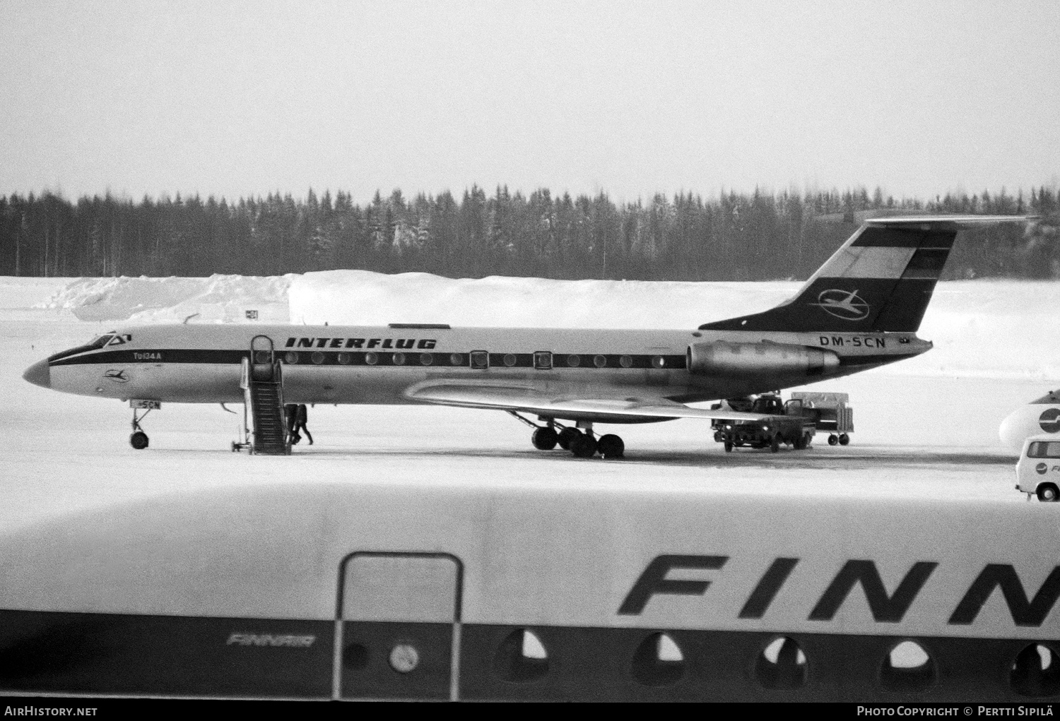 Aircraft Photo of DM-SCN | Tupolev Tu-134AK | Interflug | AirHistory.net #309495
