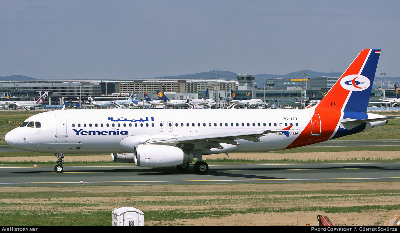 Aircraft Photo of 7O-AFA | Airbus A320-233 | Yemenia - Yemen Airways | AirHistory.net #309500