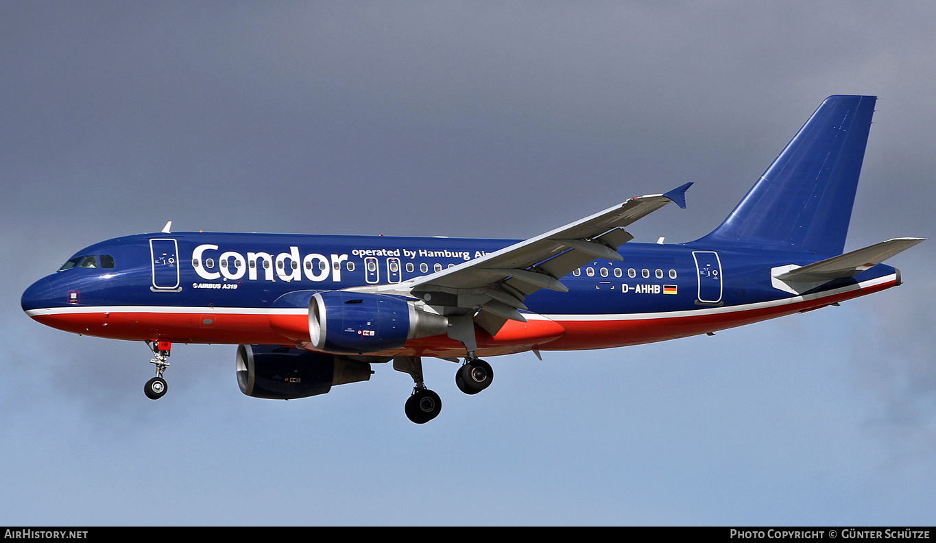Aircraft Photo of D-AHHB | Airbus A319-112 | Condor Flugdienst | AirHistory.net #309502