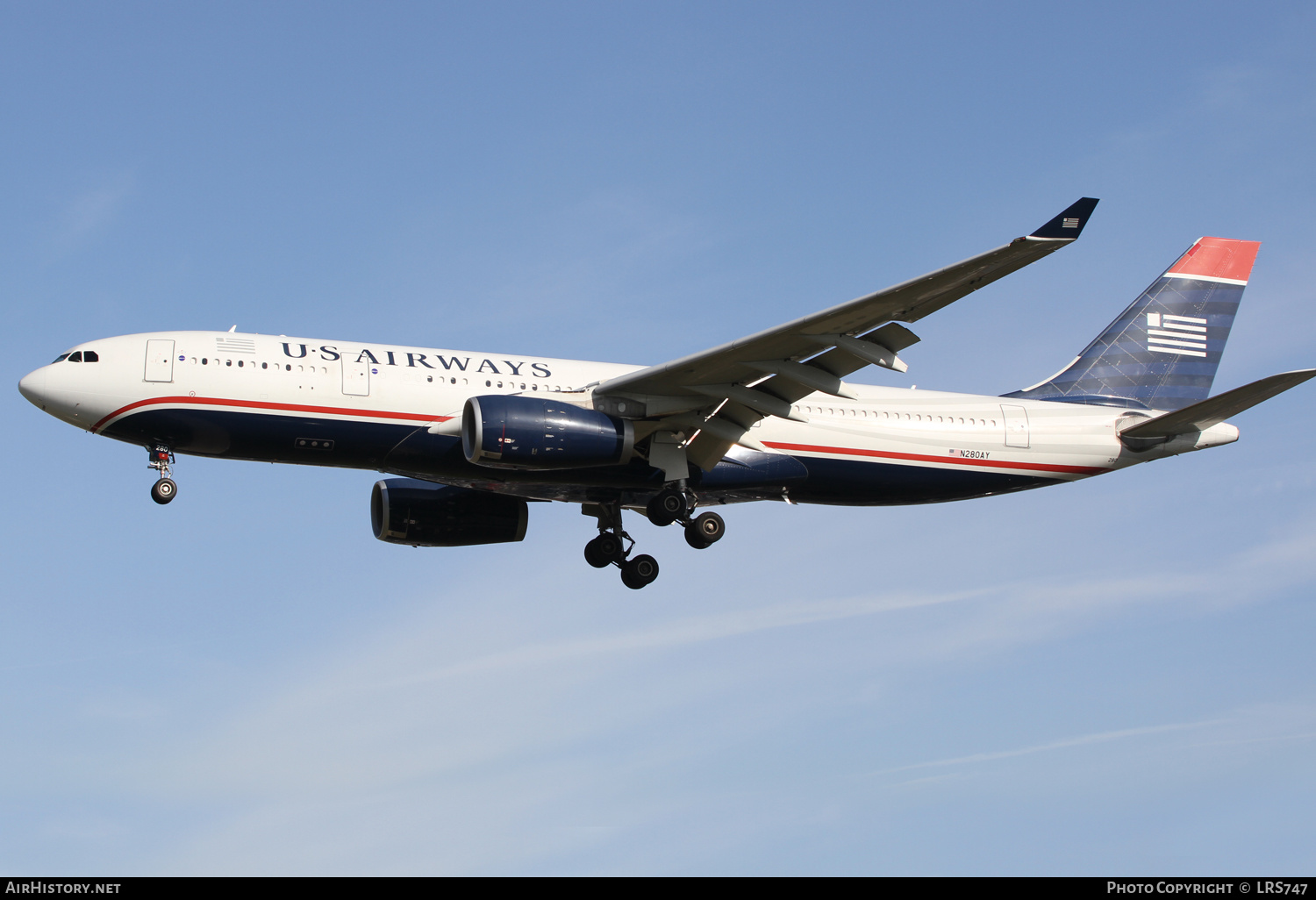 Aircraft Photo of N280AY | Airbus A330-243 | US Airways | AirHistory.net #309584