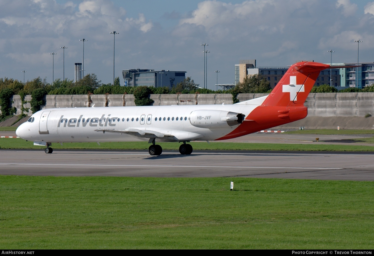 Aircraft Photo of HB-JVF | Fokker 100 (F28-0100) | Helvetic Airways | AirHistory.net #309596
