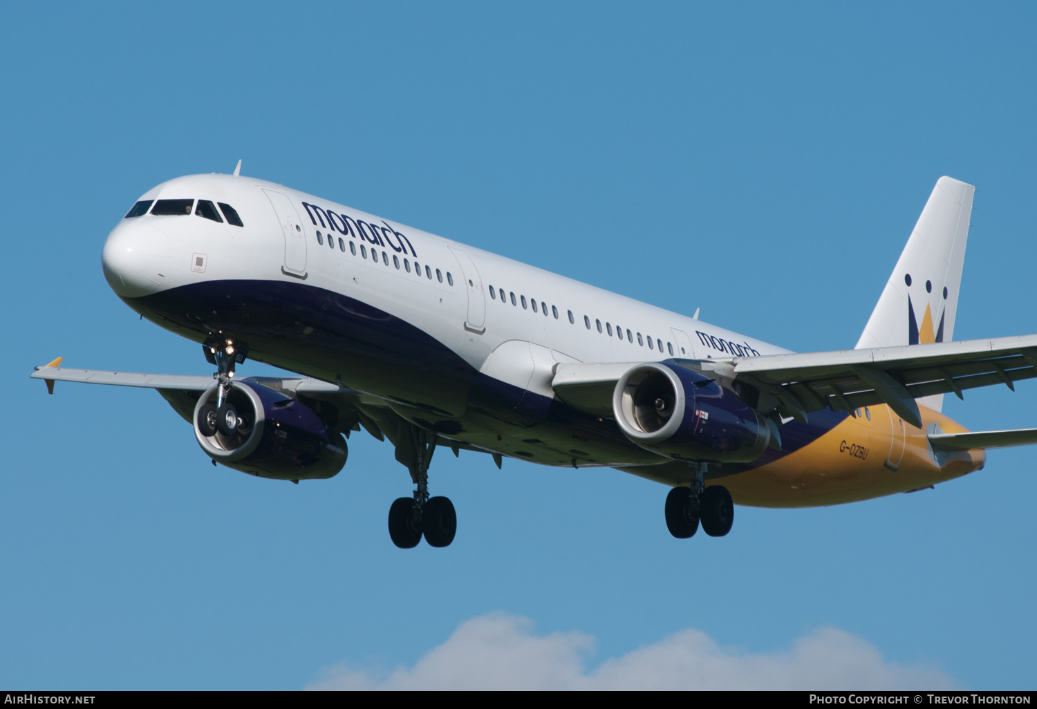 Aircraft Photo of G-OZBU | Airbus A321-231 | Monarch Airlines | AirHistory.net #309602