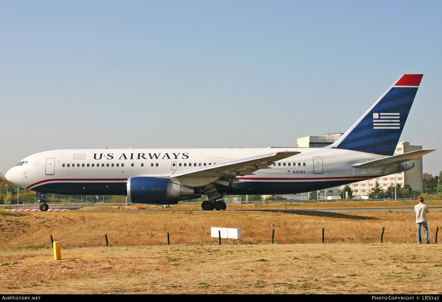 Aircraft Photo of N251AY | Boeing 767-2B7/ER | US Airways | AirHistory.net #309608