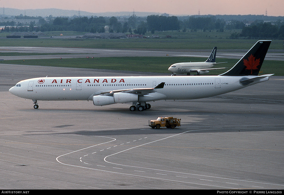 Aircraft Photo of C-FTNQ | Airbus A340-313 | Air Canada | AirHistory.net #309621