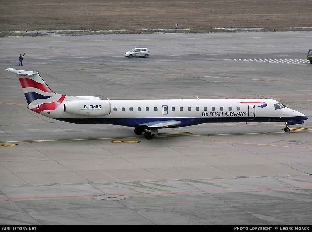 Aircraft Photo of G-EMBS | Embraer ERJ-145EU (EMB-145EU) | British Airways | AirHistory.net #309626