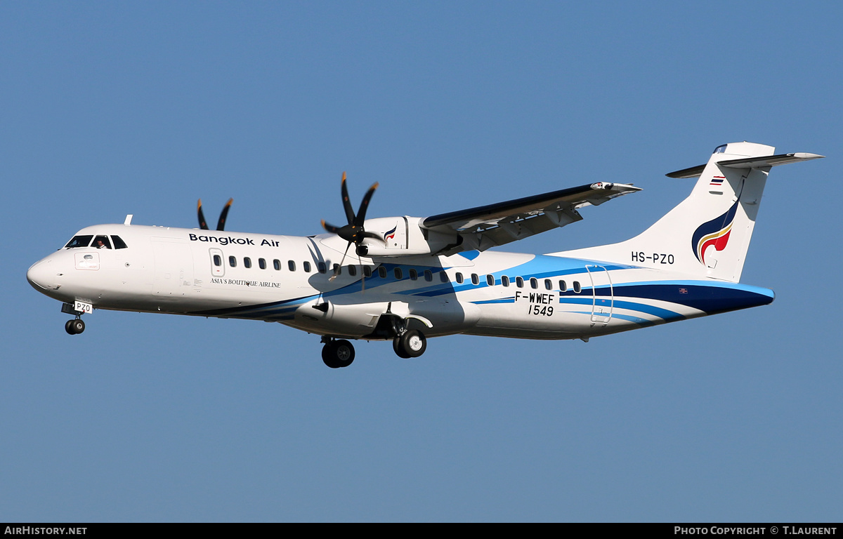 Aircraft Photo of F-WWEF | ATR ATR-72-600 (ATR-72-212A) | Bangkok Airways | AirHistory.net #309644