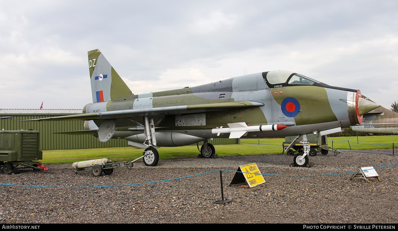 Aircraft Photo of XS417 | English Electric Lightning T5 | UK - Air Force | AirHistory.net #309662