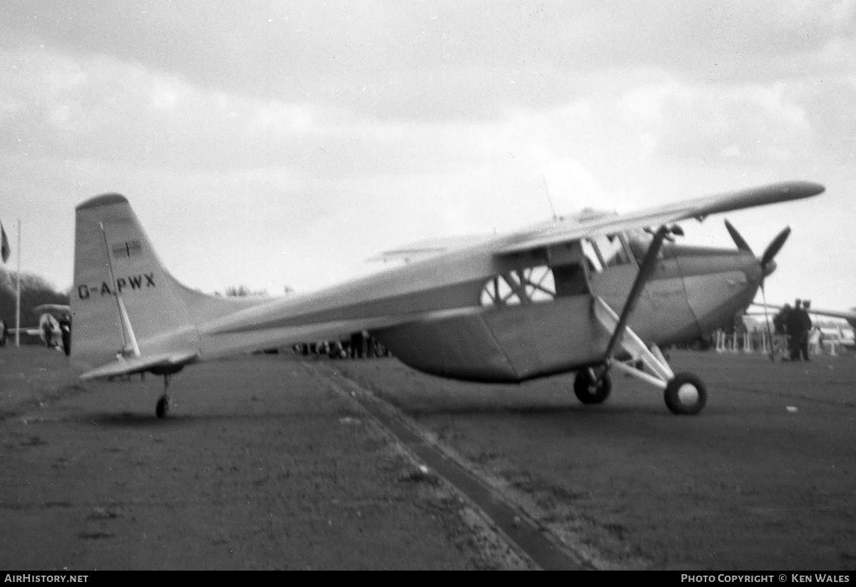 Aircraft Photo of G-APWX | Edgar Percival EP-9 Prospector | AirHistory.net #309685