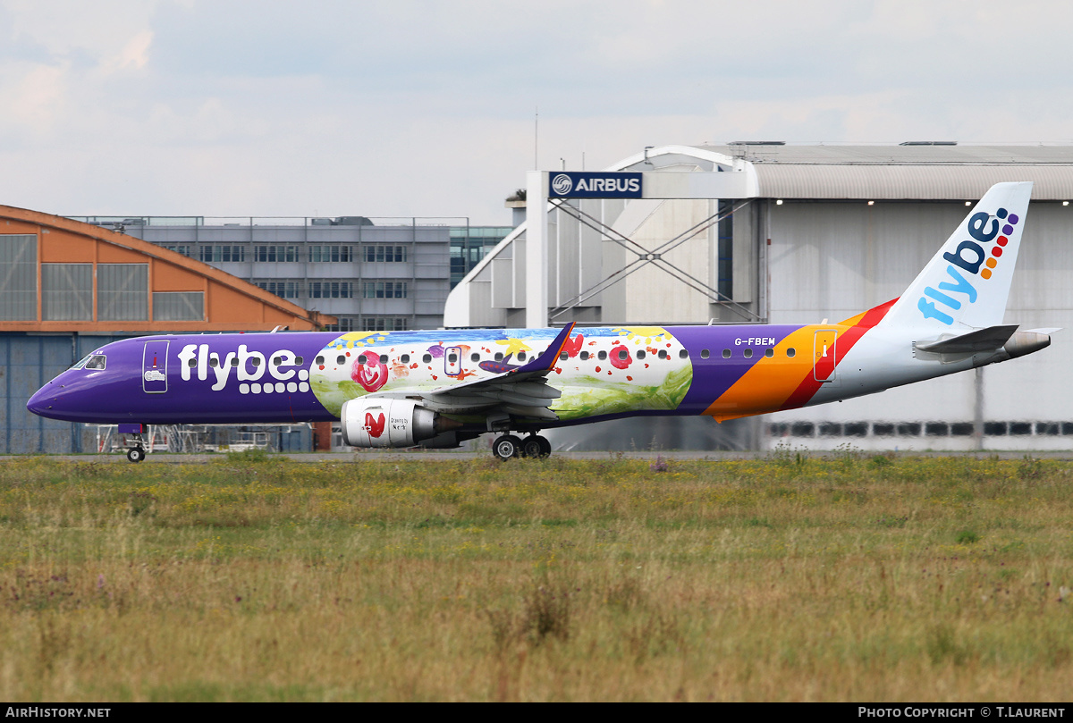 Aircraft Photo of G-FBEM | Embraer 195LR (ERJ-190-200LR) | Flybe | AirHistory.net #309690