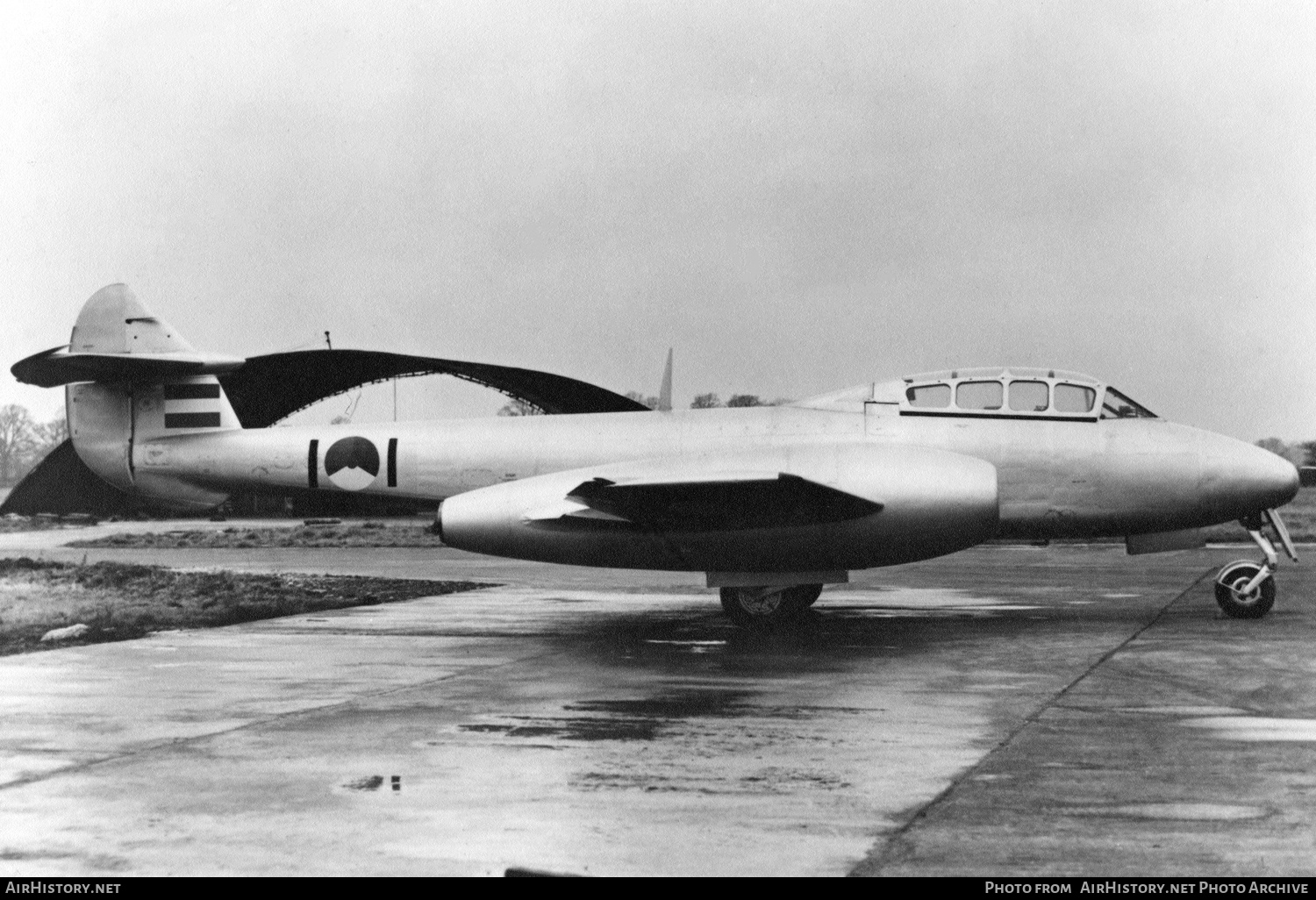 Aircraft Photo of I-1 | Gloster Meteor T7 | Netherlands - Air Force | AirHistory.net #309692