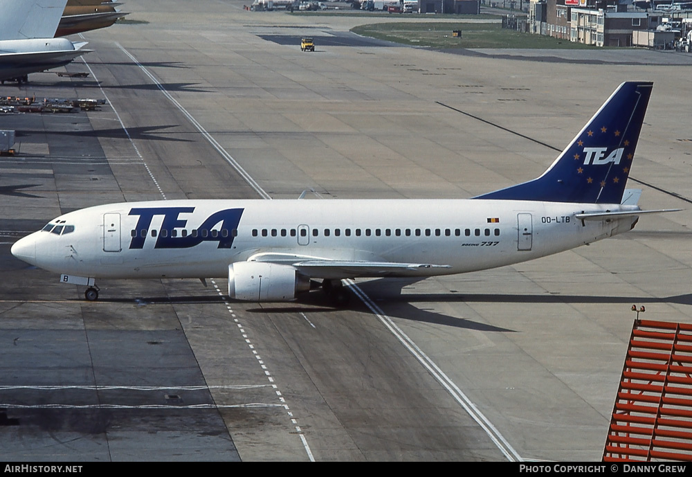 Aircraft Photo of OO-LTB | Boeing 737-3M8 | TEA - Trans European Airways | AirHistory.net #309702