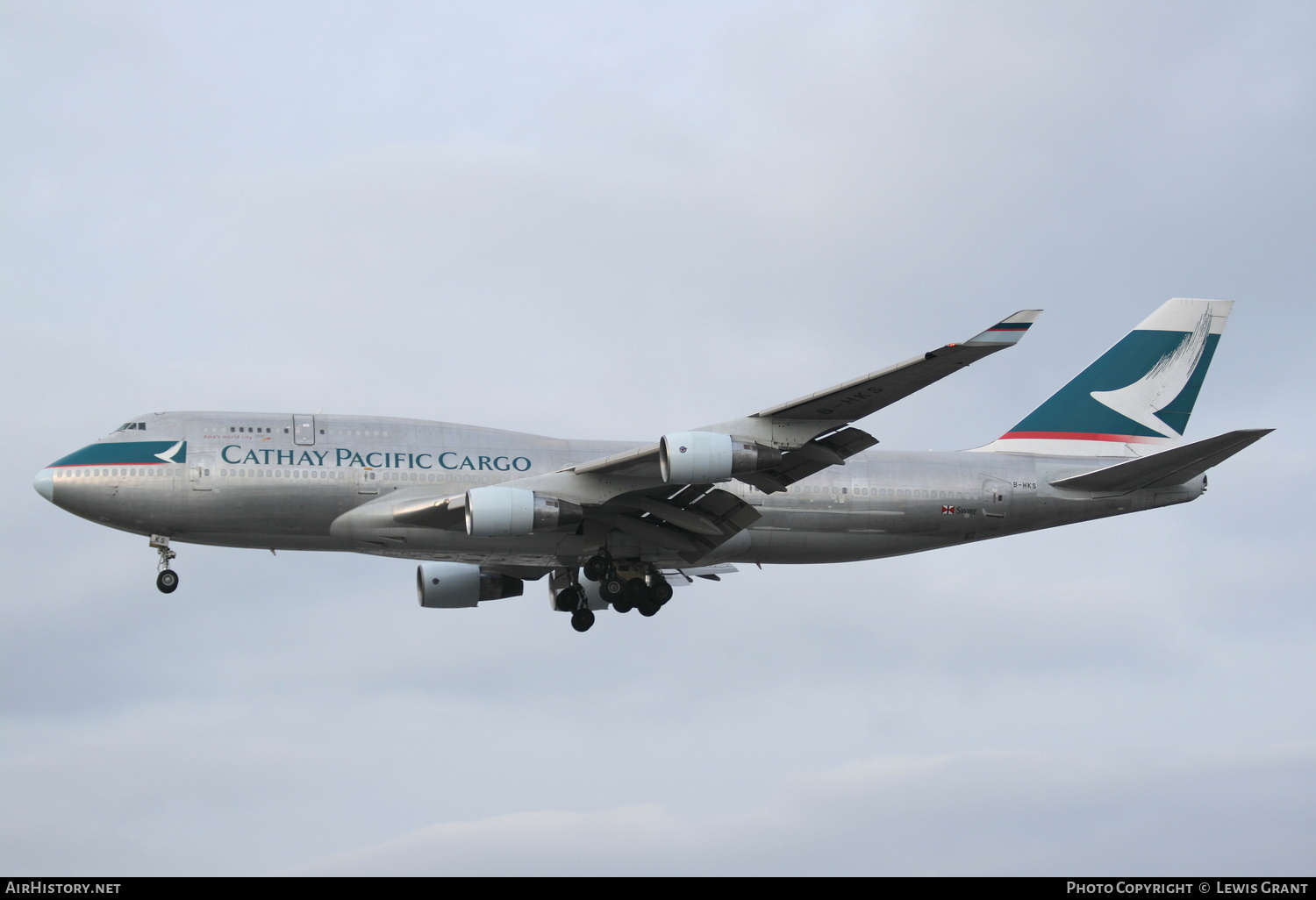 Aircraft Photo of B-HKS | Boeing 747-412(BCF) | Cathay Pacific Airways Cargo | AirHistory.net #309711