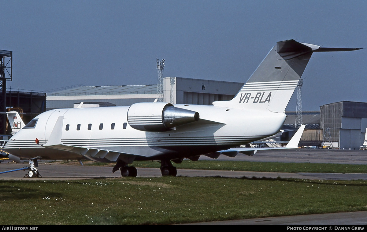 Aircraft Photo of VR-BLA | Canadair Challenger 601 (CL-600-2A12) | AirHistory.net #309756