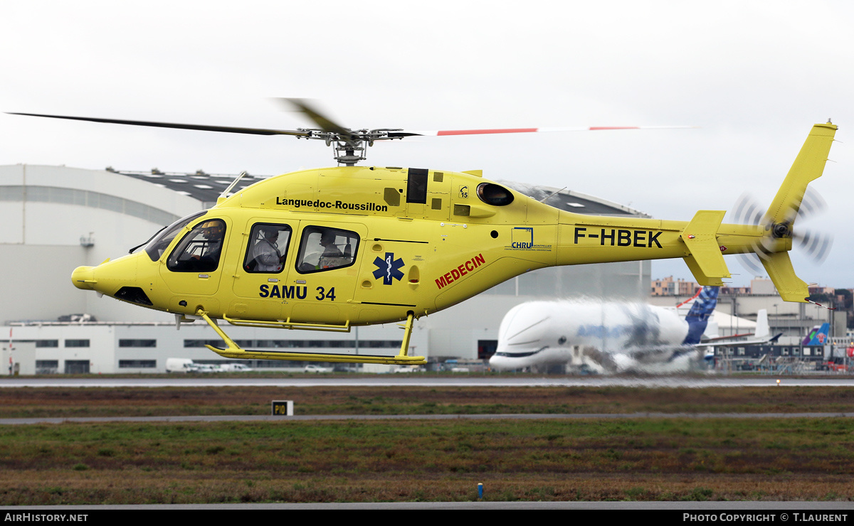 Aircraft Photo of F-HBEK | Bell 429 Global Ranger | SAMU - Service d'Aide Médicale Urgente | AirHistory.net #309759