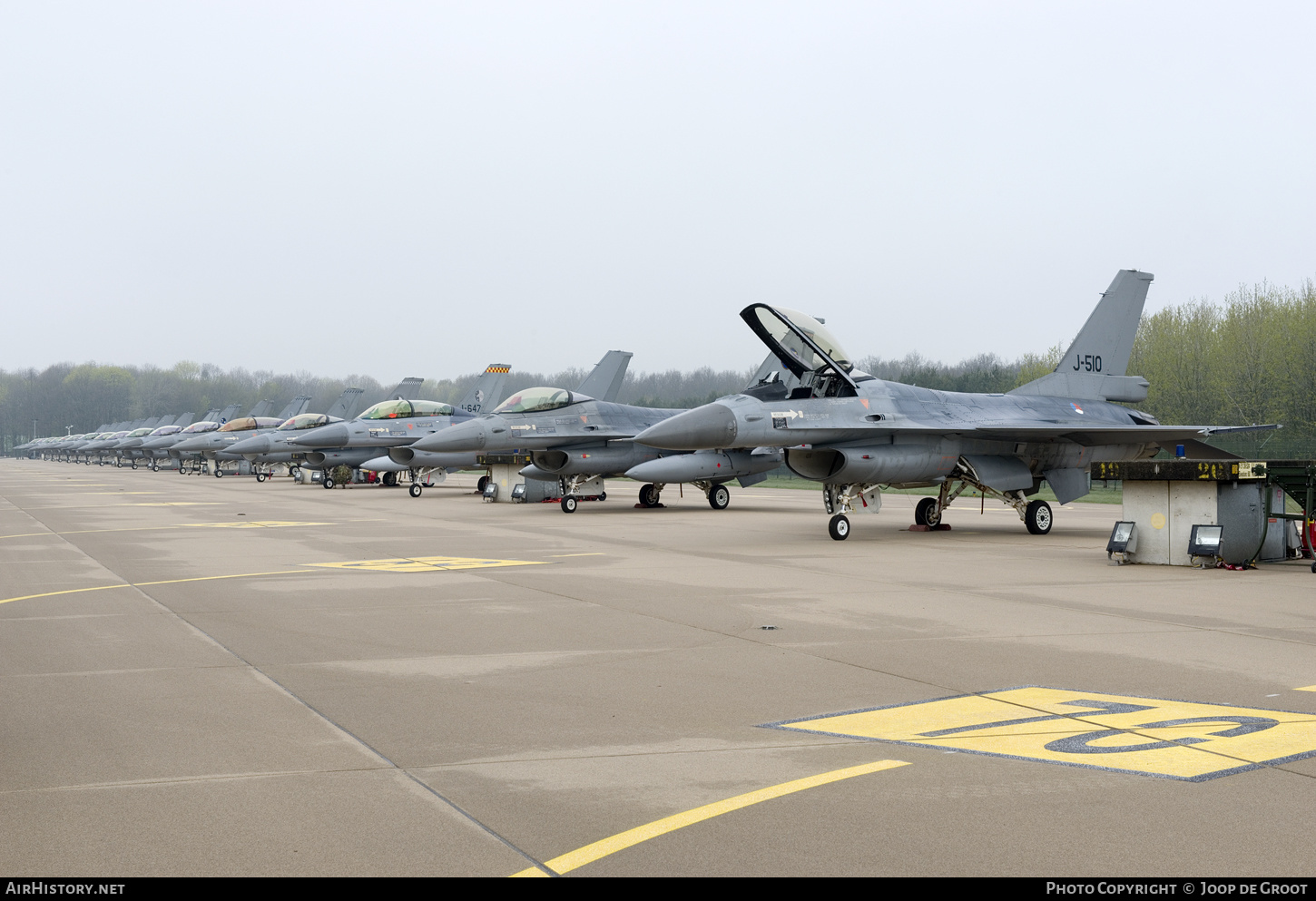 Aircraft Photo of J-510 | General Dynamics F-16AM Fighting Falcon | Netherlands - Air Force | AirHistory.net #309765