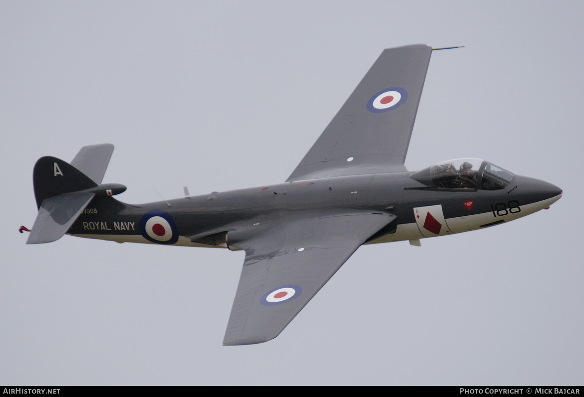 Aircraft Photo of WV908 | Hawker Sea Hawk FGA6 | UK - Navy | AirHistory.net #309772