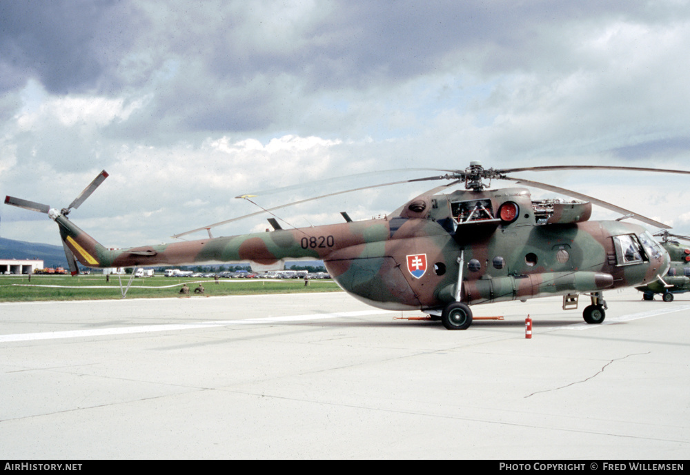 Aircraft Photo of 0820 | Mil Mi-17 | Slovakia - Air Force | AirHistory.net #309779