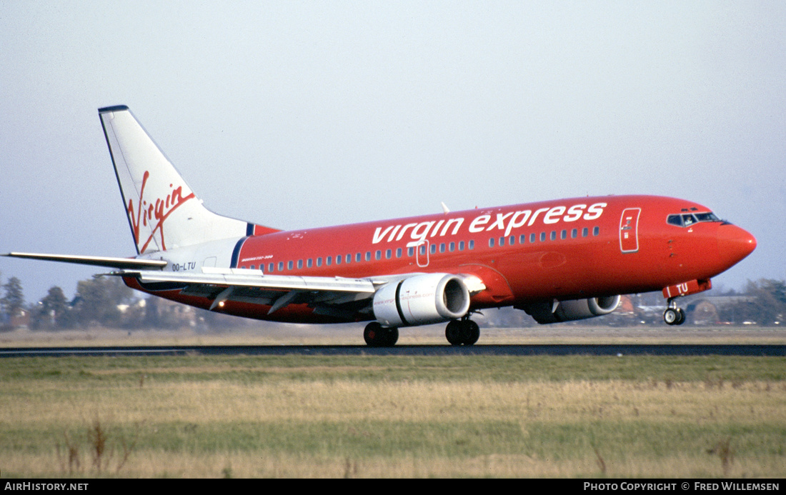 Aircraft Photo of OO-LTU | Boeing 737-33A | Virgin Express | AirHistory.net #309780