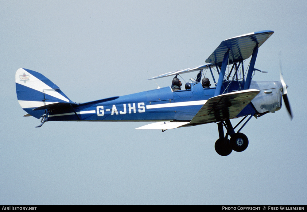Aircraft Photo of G-AJHS | De Havilland D.H. 82A Tiger Moth II | AirHistory.net #309785