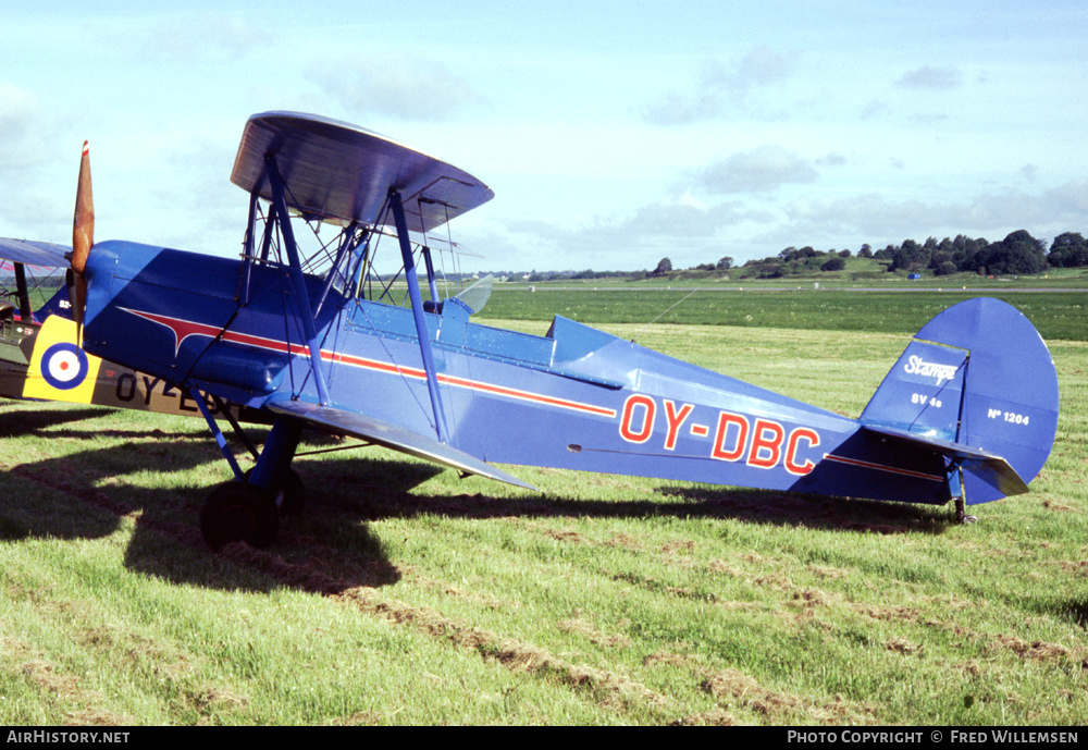 Aircraft Photo of OY-DBC | Stampe-Vertongen SV-4B | AirHistory.net #309795