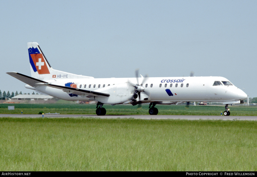 Aircraft Photo of HB-IYE | Saab 2000 | Crossair | AirHistory.net #309798