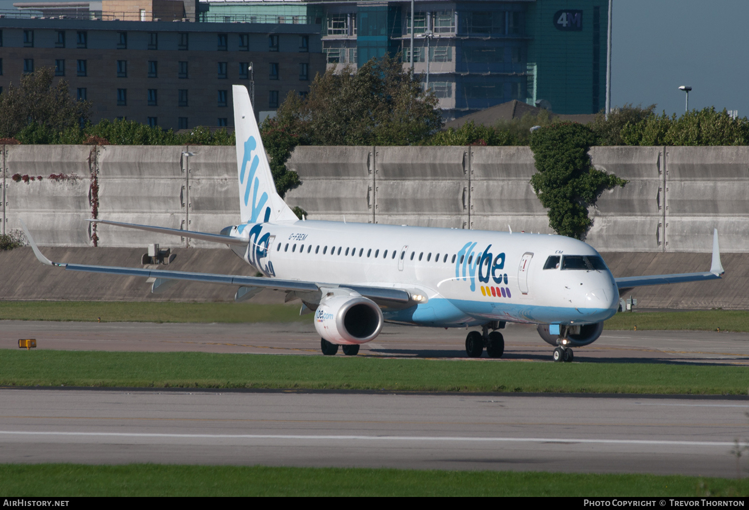 Aircraft Photo of G-FBEM | Embraer 195LR (ERJ-190-200LR) | Flybe | AirHistory.net #309810