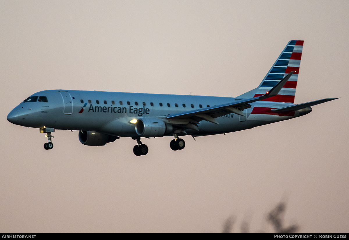Aircraft Photo of N234JW | Embraer 175LR (ERJ-170-200LR) | American Eagle | AirHistory.net #309878