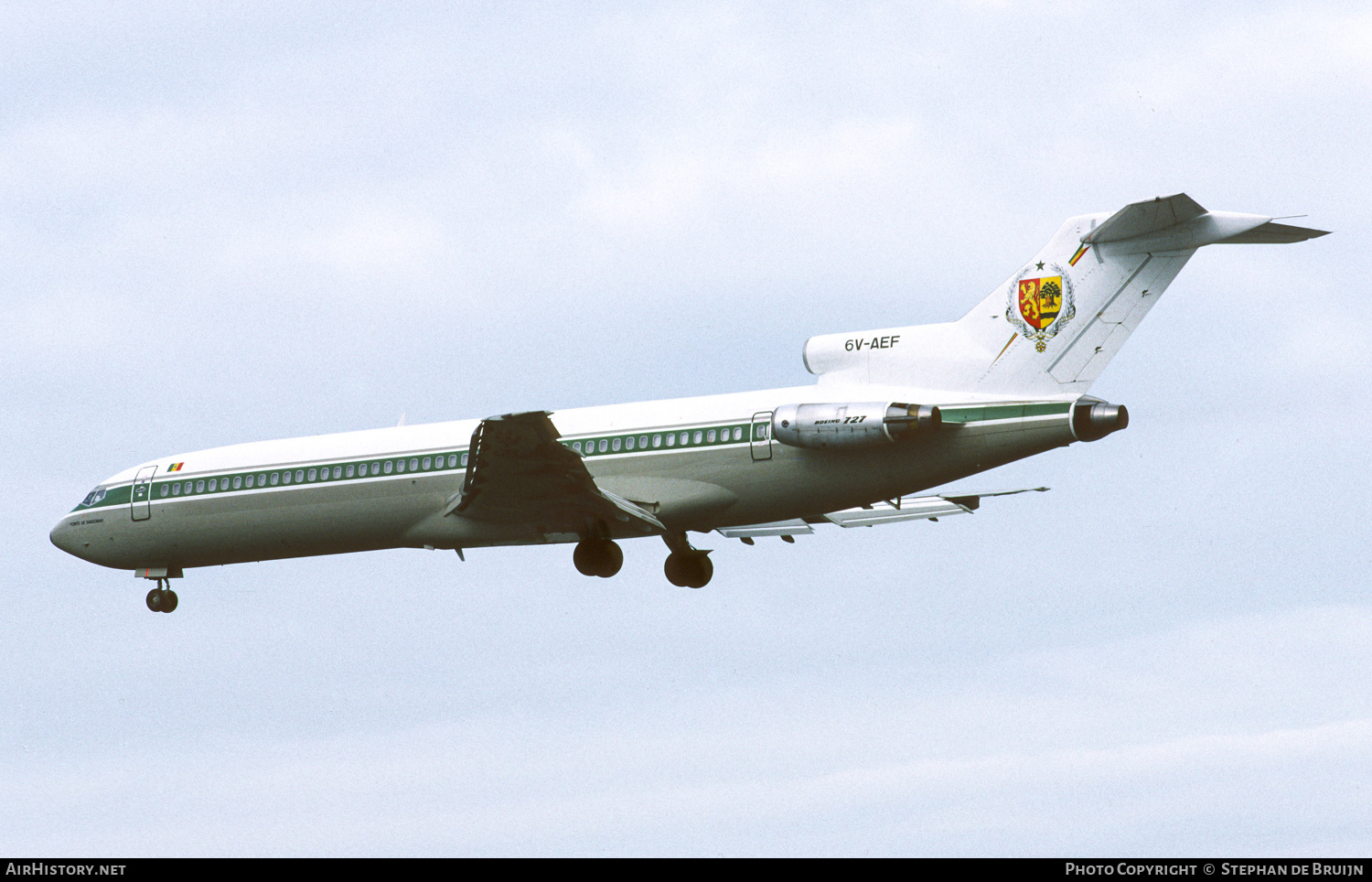 Aircraft Photo of 6V-AEF | Boeing 727-2M1/Adv | Senegal Government | AirHistory.net #309881