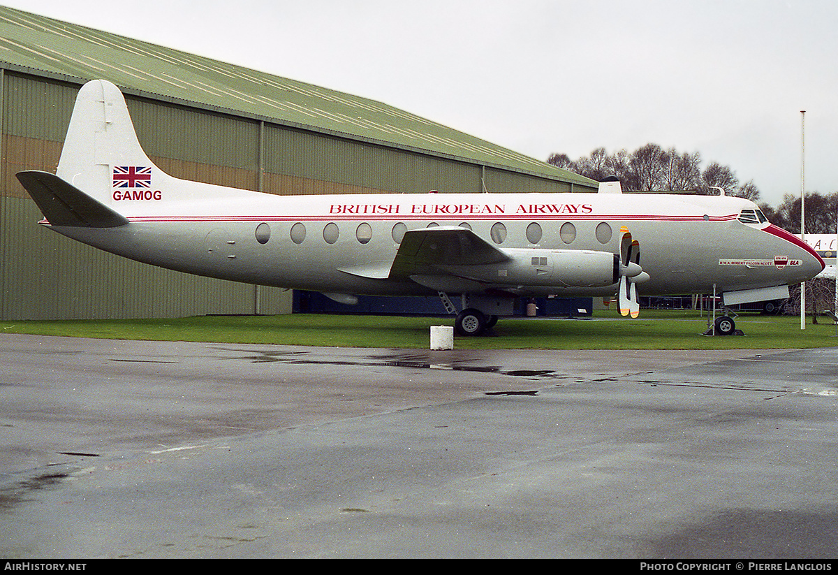 Aircraft Photo of G-AMOG | Vickers 701 Viscount | BEA - British European Airways | AirHistory.net #309893