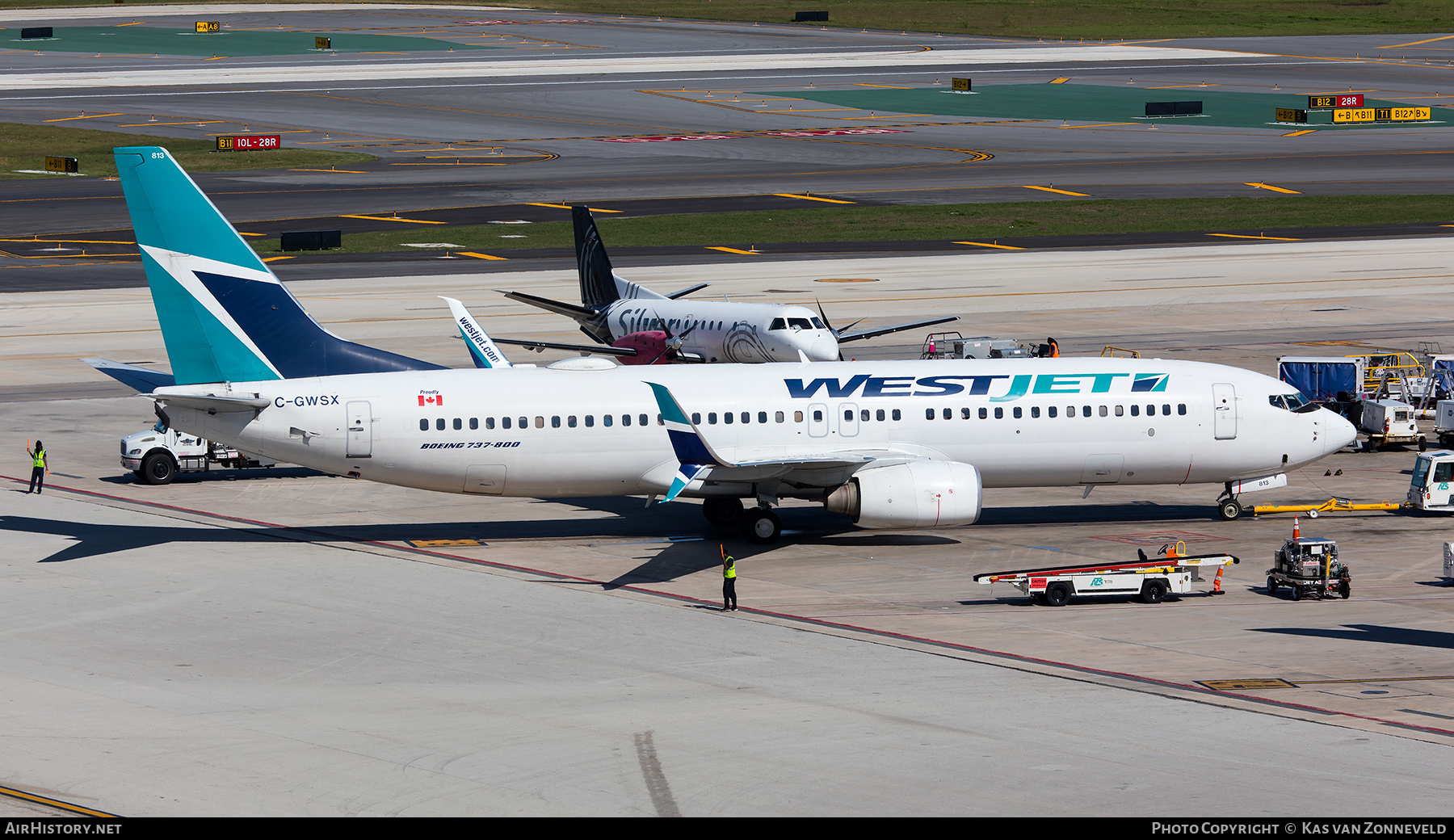 Aircraft Photo of C-GWSX | Boeing 737-8CT | WestJet | AirHistory.net #309913