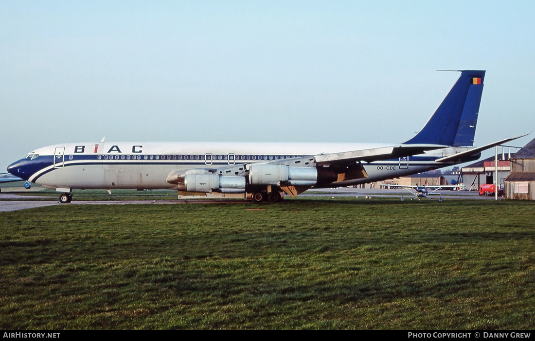 Aircraft Photo of OO-CDE | Boeing 707-365C | BIAC - Belgian International Air Carriers | AirHistory.net #309954