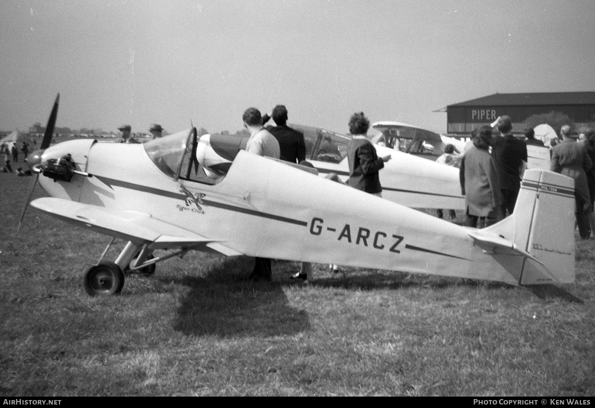 Aircraft Photo of G-ARCZ | Druine D-31 Turbulent | The Tiger Club | AirHistory.net #309979
