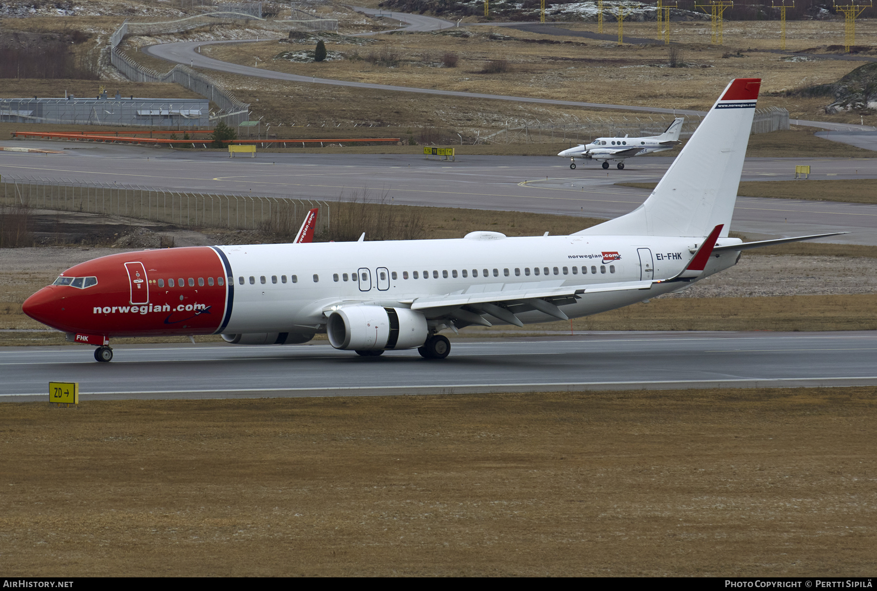Aircraft Photo of EI-FHK | Boeing 737-8JP | Norwegian | AirHistory.net #309989