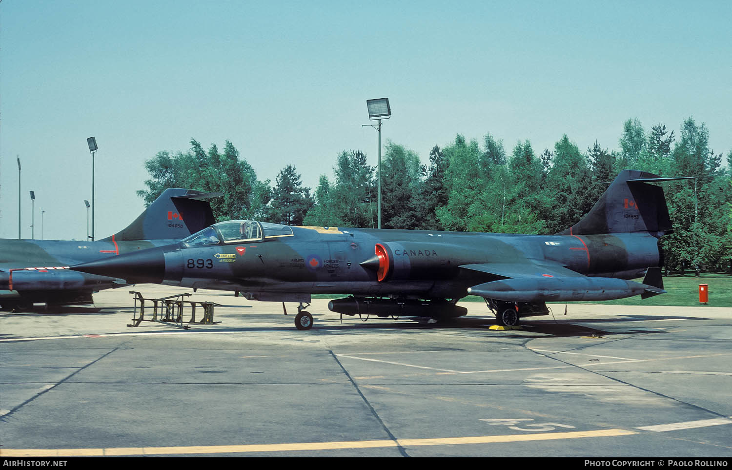 Aircraft Photo of 104893 | Lockheed CF-104 Starfighter | Canada - Air Force | AirHistory.net #310011