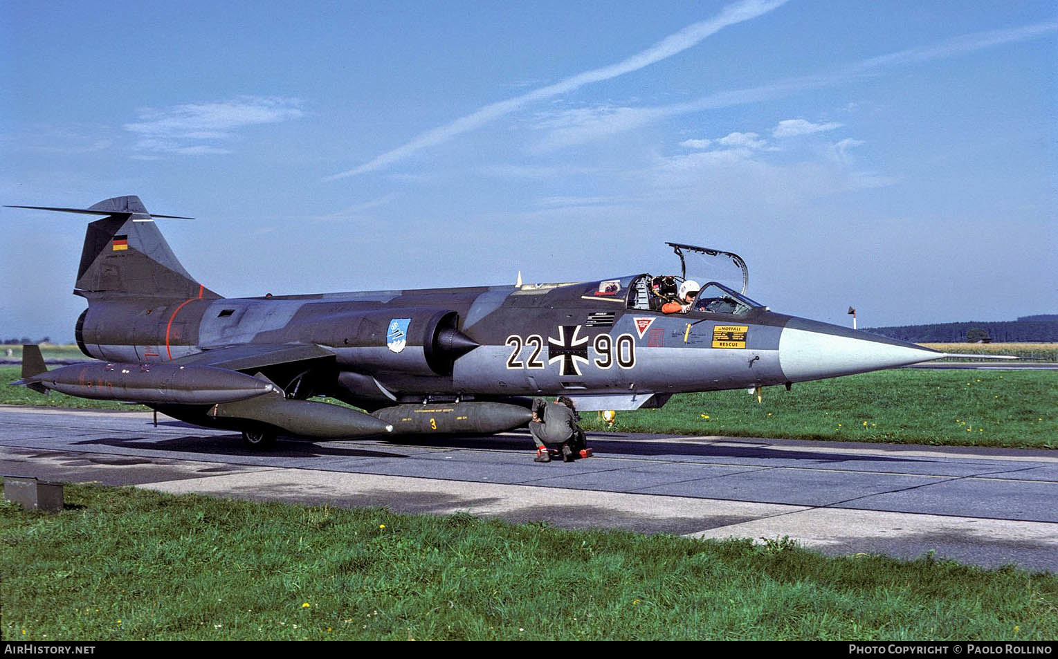 Aircraft Photo of 2290 | Lockheed F-104G Starfighter | Germany - Air Force | AirHistory.net #310024