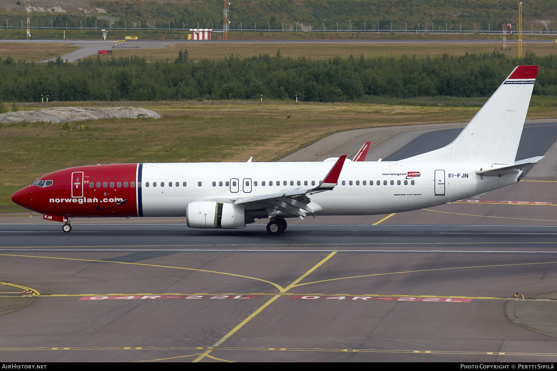 Aircraft Photo of EI-FJN | Boeing 737-8JP | Norwegian | AirHistory.net #310028