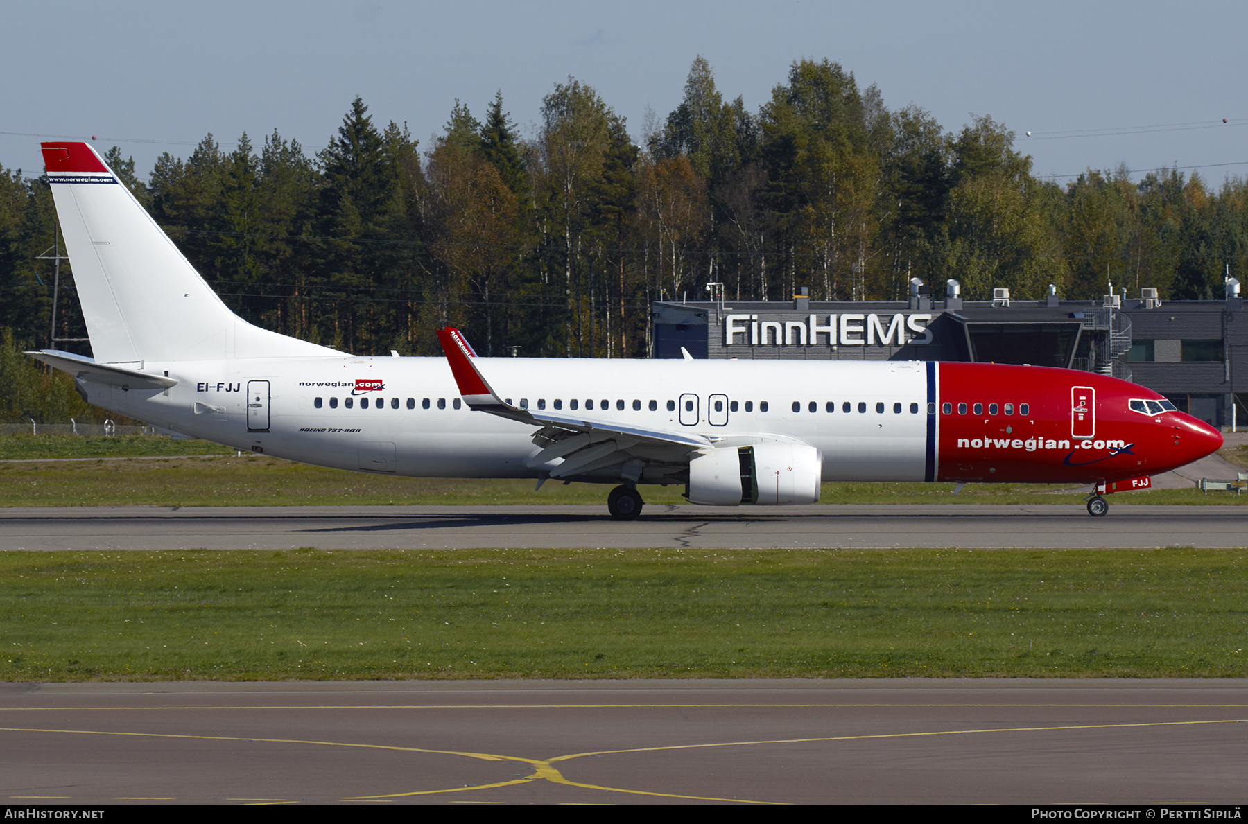 Aircraft Photo of EI-FJJ | Boeing 737-8JP | Norwegian | AirHistory.net #310048